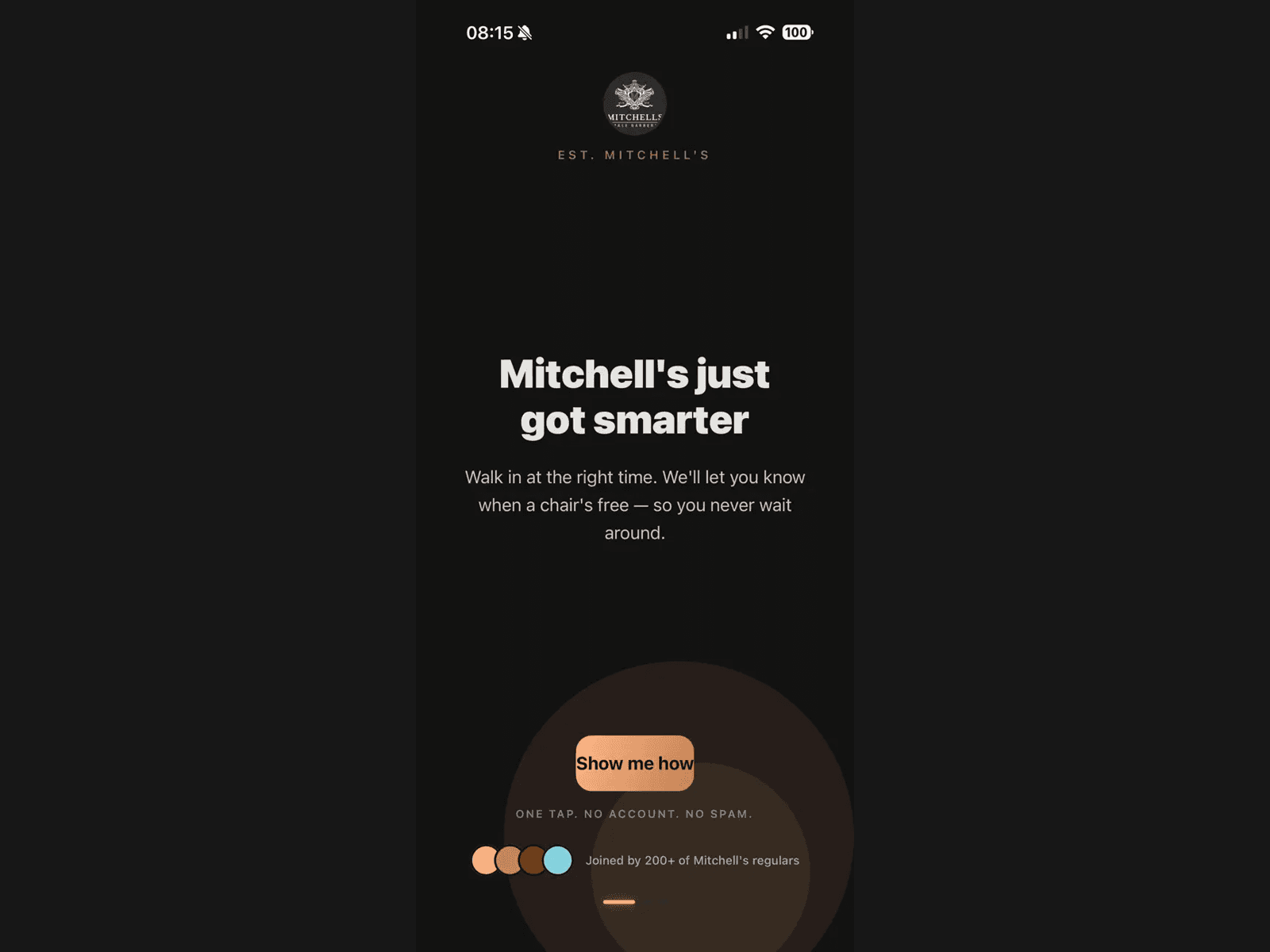 Multi-site barbershop chain screenshot 1